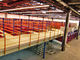 3 स्तर औद्योगिक मेजेनाइन फर्श, ब्लू / ऑरेंज प्लेटफार्म संग्रहण प्रणाली